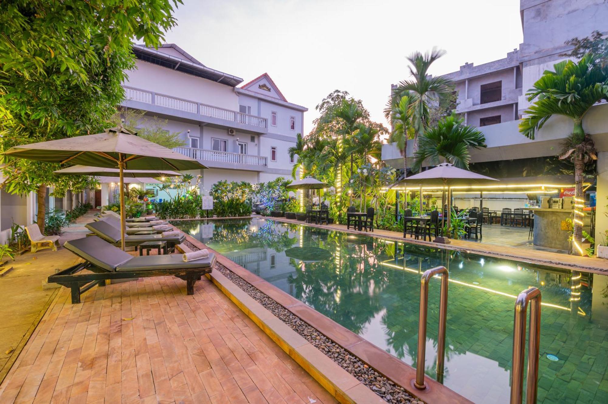 Damnak Soksan Hotel Siem Reap Eksteriør billede